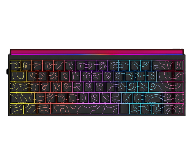 Ajazz NK68 Red Switch czarna - 1536377 - zdjęcie